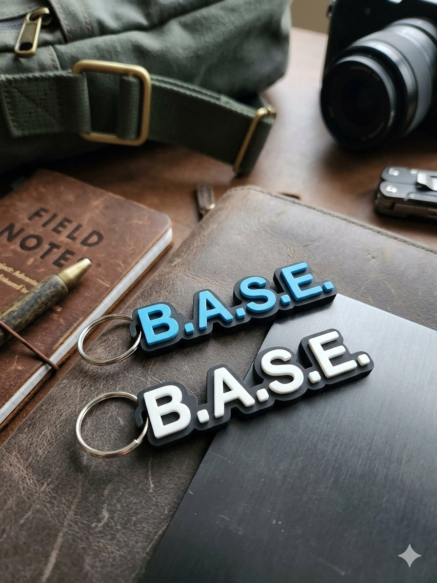 The B.A.S.E. Keychain  "Be Anchor Stop Escaping"